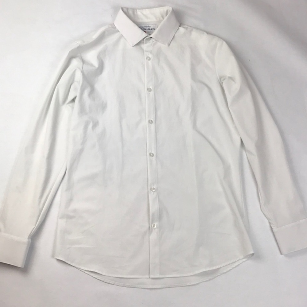 Mizzen+Main Leeward White Button-down Size M